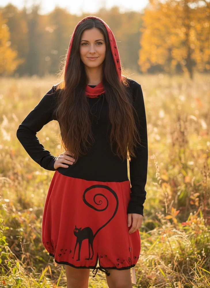 Šaty Josefína III - kočka 1