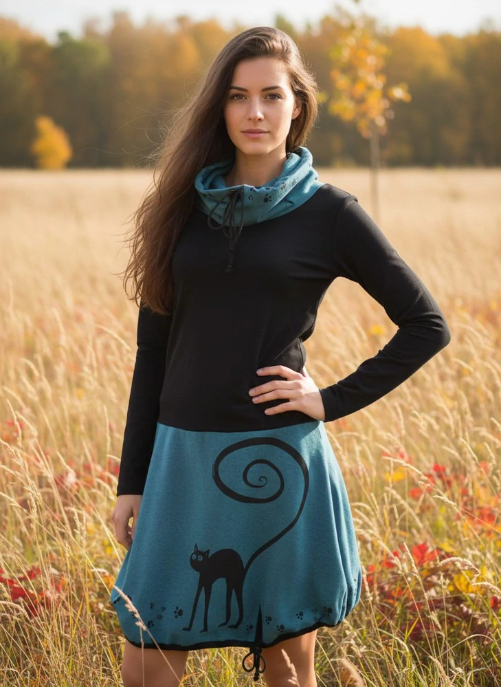 Šaty Josefína III - kočka 1