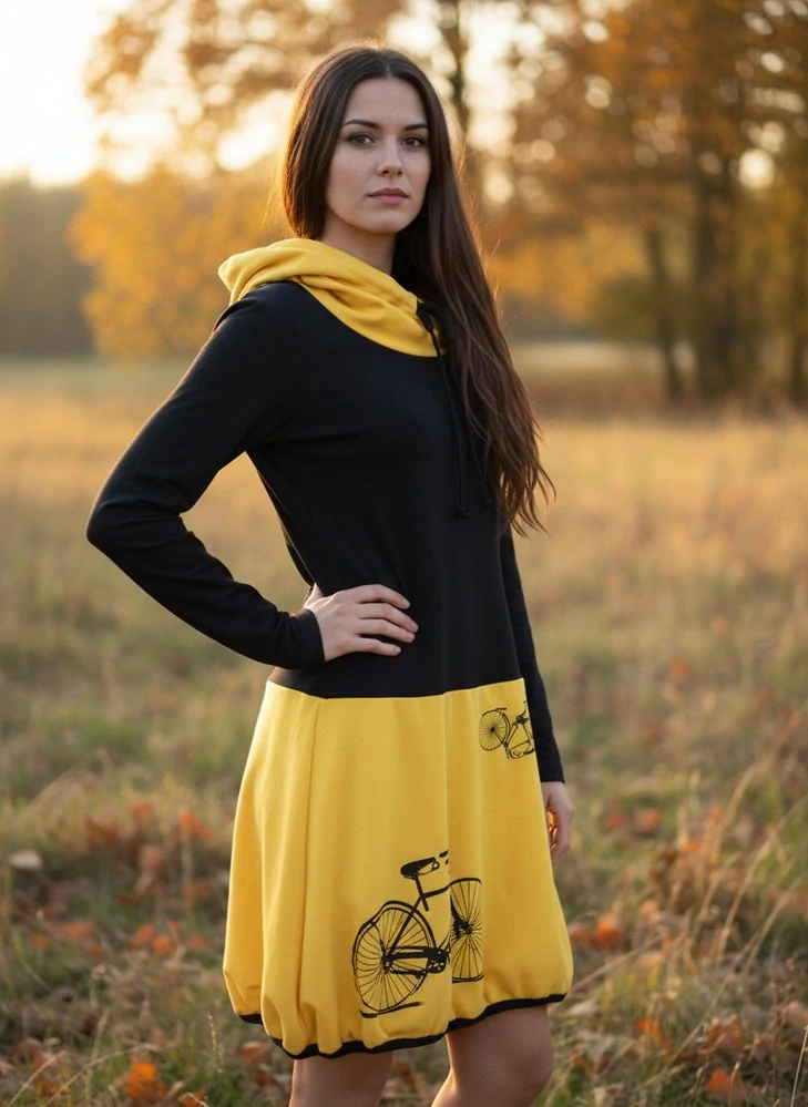 Šaty Josefína III - bicykl
