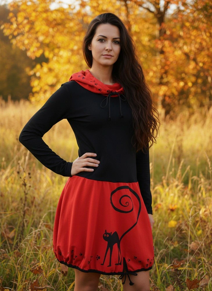 Šaty Josefína III - kočka 1
