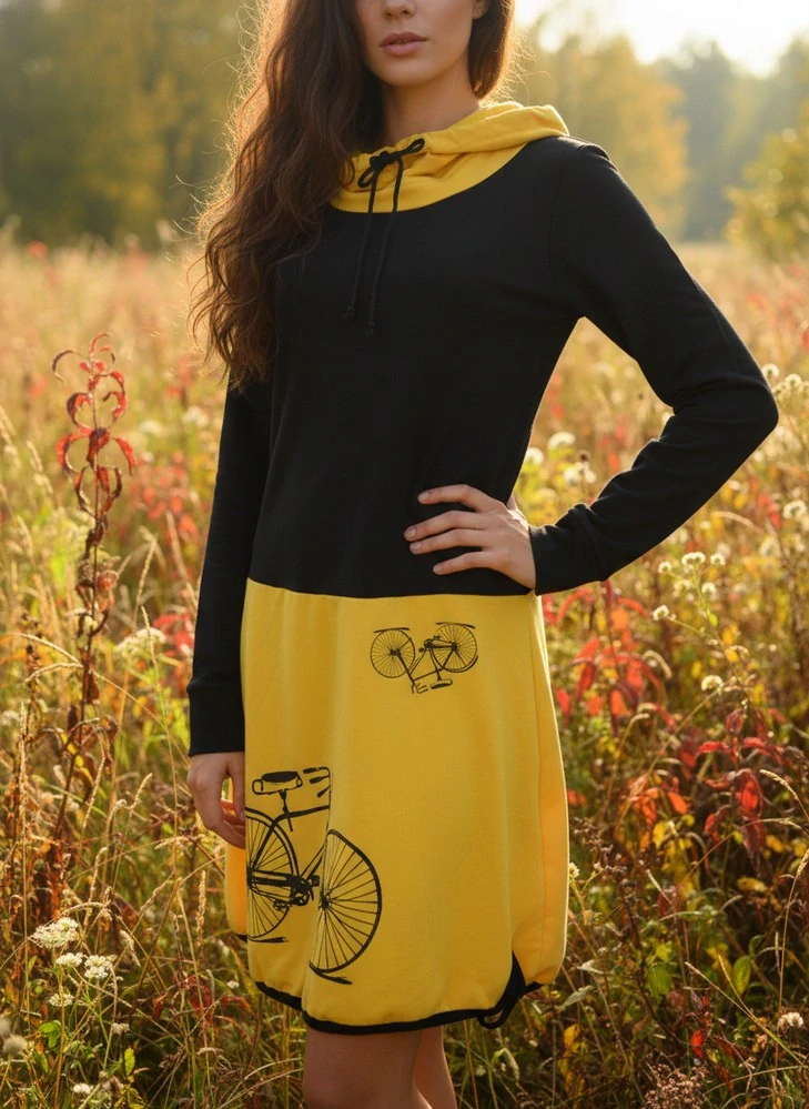 Šaty Josefína III - bicykl