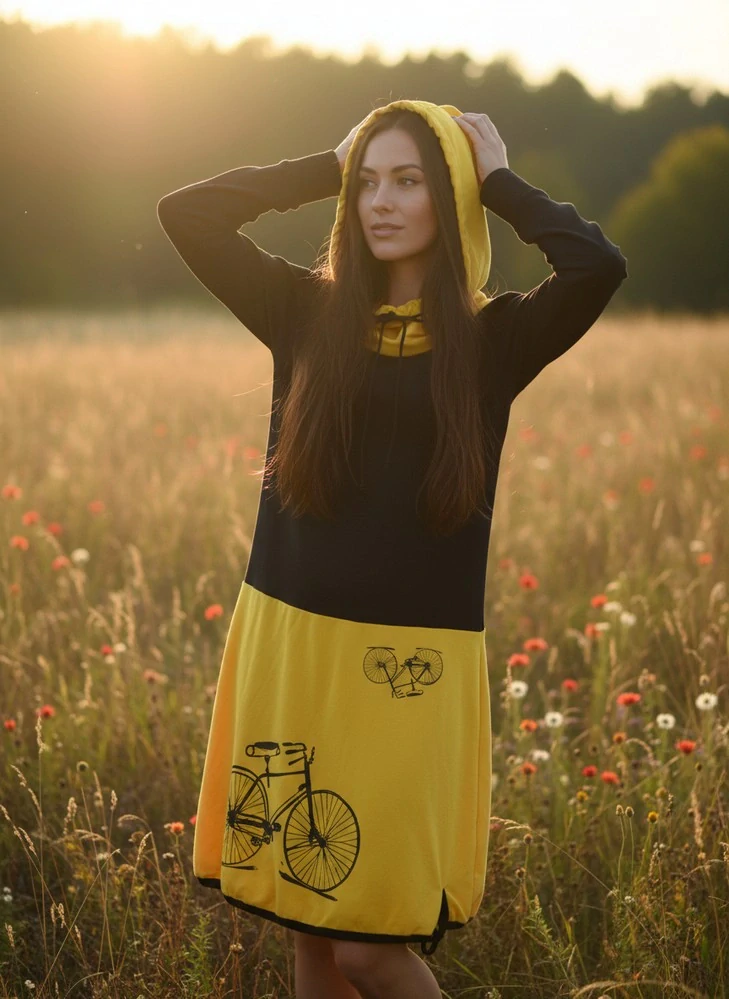 Šaty Josefína III - bicykl