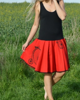 Tílkové šaty- kolo