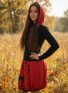 Šaty Josefína III - kočka 1